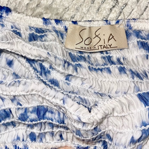 Sofia silky smock waist tiered skirt🪴 - Picture 3 of 3